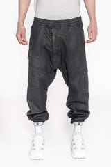 P22 Black Coated Pant