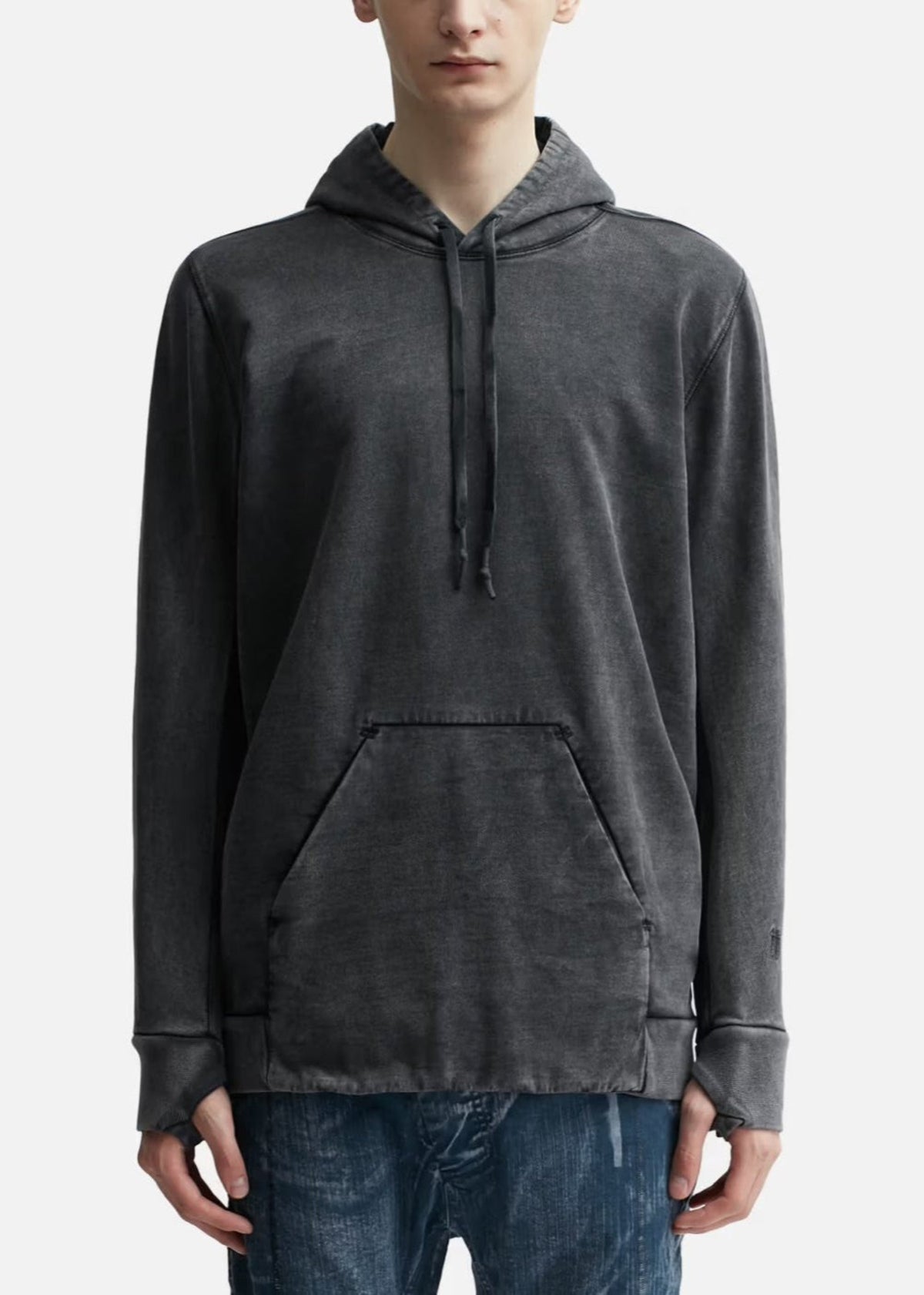 H1B HOODIE ACID GREY