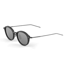 UES-011A Round Matte Black Sunglasses